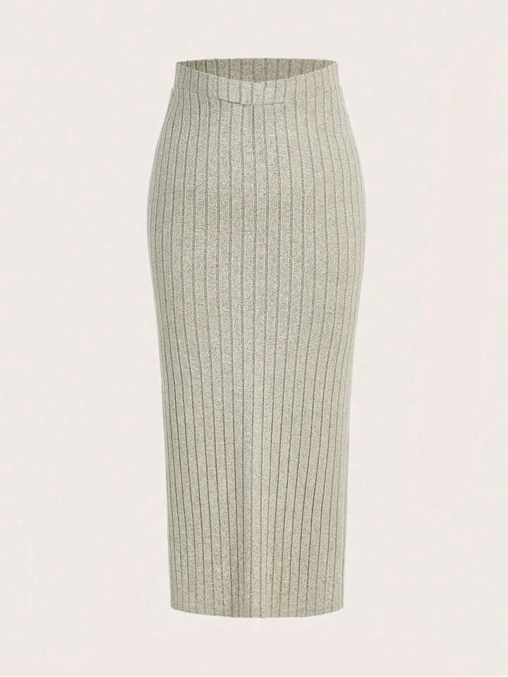 Zara Knit Midi Skirt